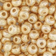 6/0 Miyuki Baroque Pearl Seed Beads - Cream - 6.8gm