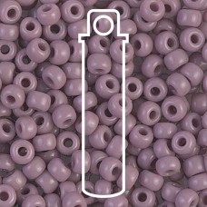 6/0 Miyuki Seed Beads - Opaque Mauve AB - 20gm