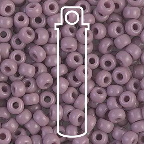 6/0 Miyuki Seed Beads - Opaque Mauve AB - 250gm Factory Pack 6/0 Miyuki Seed Beads - Opaque Mauve AB - 250gm Factory Pack