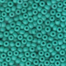 6/0 Miyuki Seed Beads - Matte Opaque Turquoise Green