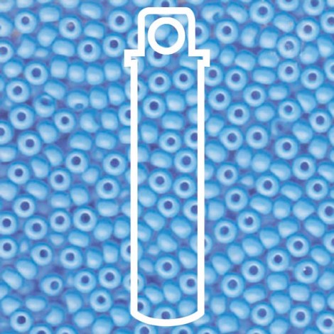 6/0 Miyuki Seed Beads - Matte Opaque Turquoise Blue - 20gm