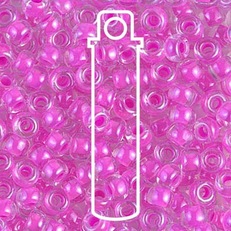 6/0 Miyuki Seed Beads - Luminous Hot Magenta - 20gm