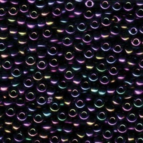 6/0 Miyuki Seed Beads - Met Dk Plum Iris