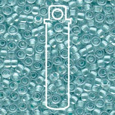 6/0 Miyuki Seed Beads - Inside Dyed Pearlised Aqua - 20gm
