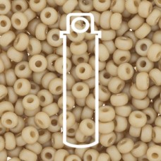 6/0 Miyuki Seed Beads - Frost Opaque Glaze Rainbow Ivory - 20gm