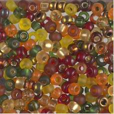 6/0 Miyuki Seed Beads - Autumn Mix