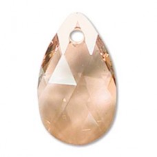 22mm Swarovski 6106 Pear Drop- Crystal Golden Shadow - Each
