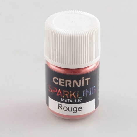 Cernit Sparkling Diamond Powder - Rouge - 5gm