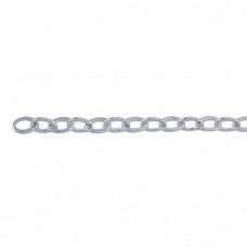 2.2mm Sterling Silver Flat Cable Chain