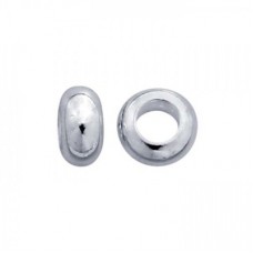4x2mm Sterling Silver Spacer Bead (1.93mm hole)
