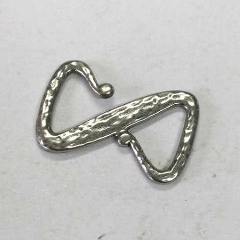 28x19mm TierraCast Z-Hook Clasp - Antique Pewter - each 28x19mm TierraCast Z-Hook Clasp - Antique Pewter - each