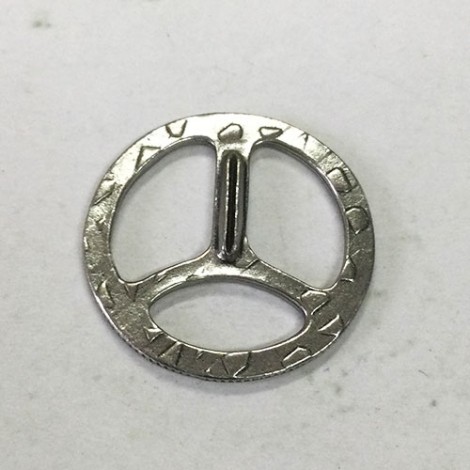 28mm TierraCast Tri-Buckle Clasp for 6-8mm Flat Leather - Antique Pewter - each 28mm TierraCast Tri-Buckle Clasp for 6-8mm Flat Leather - Antique Pewter - each