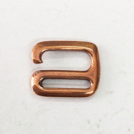 1/2" (12.5mm) TierraCast E-Hook Clasps - Antique Copper Plated - each