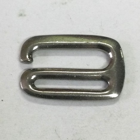3/4" (18mm) TierraCast E-Hook Clasp - Antique Pewter - each 3/4" (18mm) TierraCast E-Hook Clasp - Antique Pewter - each