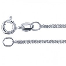 16in 1.4mm 1/10 Sterling Filled Curb Necklace Chain