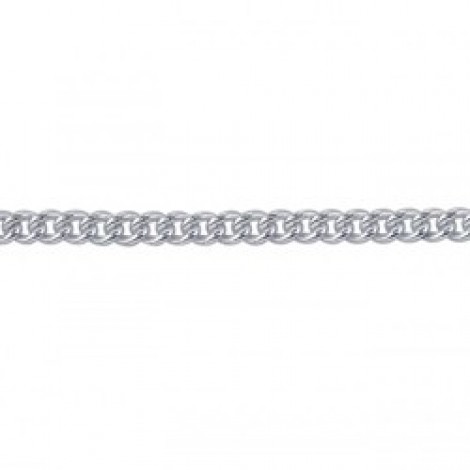 2.1mm 1/10 Silver Filled Curb Chain - per 30cm