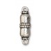 28x8.3mm TierraCast Palace Magnetic Clasp - Antique Fine Silver - Each