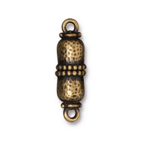 28x8.3mm TierraCast Palace Magnetic Clasp - Brass Oxide - Each 28x8.3mm TierraCast Palace Magnetic Clasp - Brass Oxide - Each