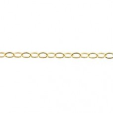 1.5x2.1mm 14Kt Gold-Filled Flat Cable Chain