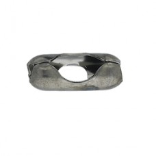 Gunmetal Connector Clasp for 4-4.8mm Ball Chain - Pack of 10