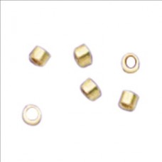 1.5 L x1.6mm OD (1.12mm ID) Gold-Filled Tube Crimp Beads