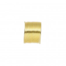 .5" (12.5mm) Toe Memory Wire - Gold Plated - 12 Loops