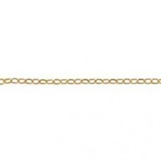 1.7x2.1mm (1mm link ID) 14kt Gold-Filled Flat Cable Chain