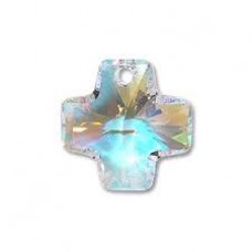 20mm Swarovski 6866 Cross Pendant - Crystal AB - Each