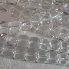 5x7mm Crystal Czech Pressed Cube Beads - Pack of 50
