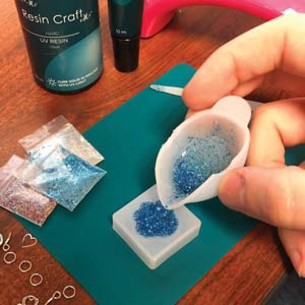 Resin Craft Silicone Mixing Tool Set Resin + Accessories Over the