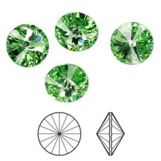 12mm Crystal Passions® 1122 Rivoli Crystal Stones - Peridot - Pack of 2