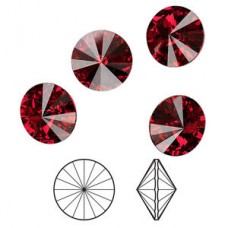 12mm Crystal Passions® Rivoli Crystal Stone - Siam - Pack of 2