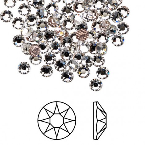 3.8-4mm (SS16) Crystal Passions Hotfix Crystals - Crystal - Pack of 12 3.8-4mm (SS16) Crystal Passions Hotfix Crystals - Crystal - Pack of 12