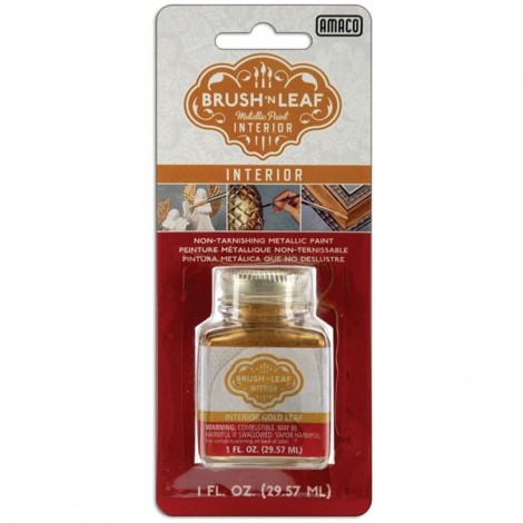Brush'n Leaf Interior Metallic Paint - Gold Leaf