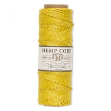 .5mm (10lb) Hemptique Hemp Cord - Yellow - 205ft