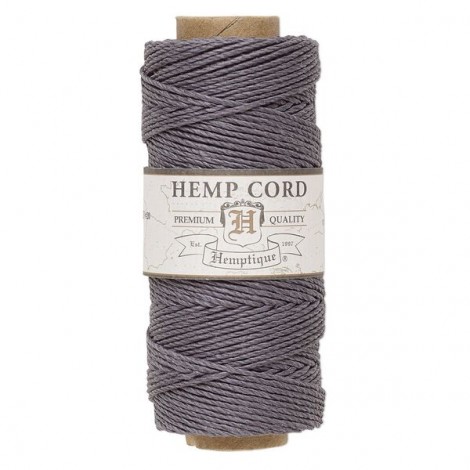 1mm (20lb) Hemptique Hemp Cord - Dark Grey - 205ft Roll (62.5m) 1mm (20lb) Hemptique Hemp Cord - Dark Grey - 205ft Roll (62.5m)