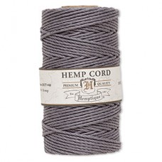 1.8mm (48lb) Hemptique Grey Polished Hemp Cord - 205ft Spool