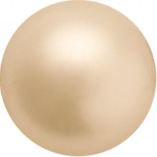 6mm Czech Preciosa Nacre Crystal Pearls - Gold