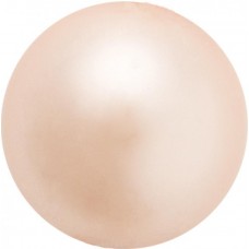 6mm Czech Preciosa Nacre Crystal Pearls - Peach