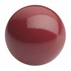 4mm Czech Preciosa Nacre Crystal Pearls - Cranberry