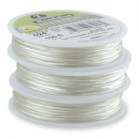 .012" 7 St Beadalon Silver Color Beading Wire - 30ft