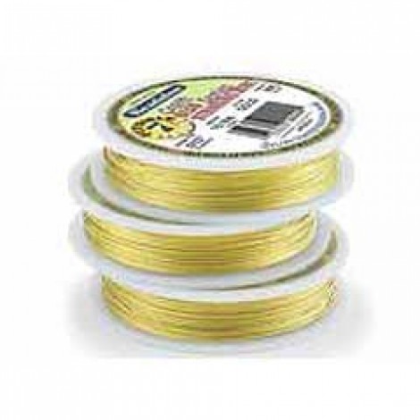 .015" 7 Strand Gold Color Beadalon Beading wire - 30ft