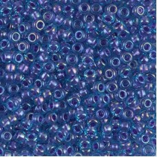 8/0 Miyuki Seed Beads - Amethyst Lined Light Blue