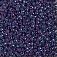 8/0 Miyuki Seed Beads - Eggplant Luster - 20gm