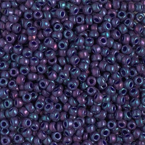 8/0 Miyuki Seed Beads - Eggplant Luster - 20gm