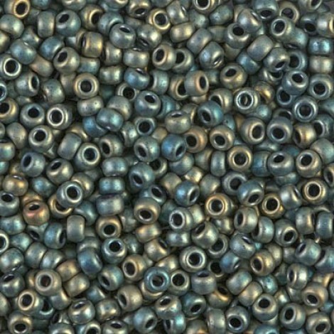 8/0 Miyuki Seed Beads - Matte Metallic Patina Iris - 12.5gm 8/0 Miyuki Seed Beads - Matte Metallic Patina Iris - 12.5gm