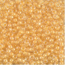 8/0 Miyuki Seed Beads - Yellow Lined Crystal - 22gm