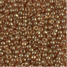 8/0 Miyuki Seed Beads - Topaz Gold Luster - 12.5g
