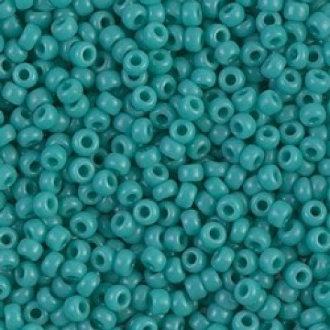 8/0 Miyuki Seed Beads - Opaque Turquoise Green - 21gm