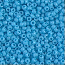 8/0 Miyuki Seed Beads - Opaque Turquoise Blue - 20gm